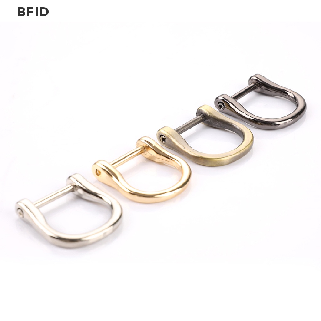 [BFID] Detachable Removable Open Screw D Ring Buckle Shackle Clasp Tas Kerajinan Kulit [ID]