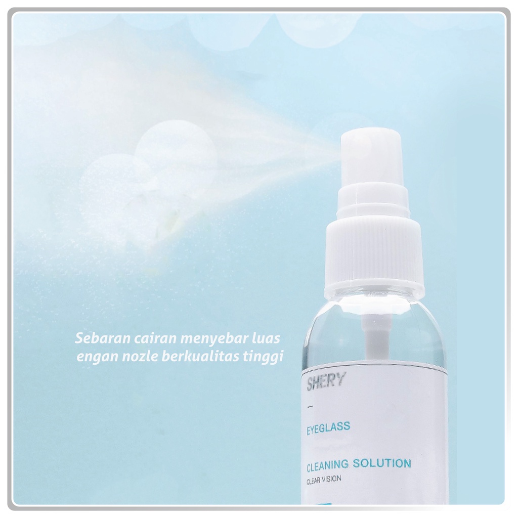 Colore.in Cairan Pembersih Spray Lensa/Kacamata/hp/Kamera/Jam Tangan Cleaner Spray Termurah Free Lap P007-4