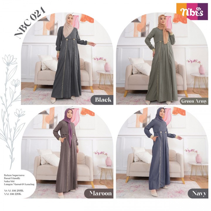 NEW NIBRAS GAMIS NBC 024 / NIBRAS NBC 024 / GAMIS MURAH / GAMIS CANTIK / GAMIS NIBRAS 2023 / SERAGAM