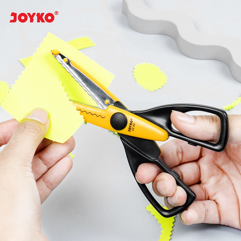 

Joyko Scissor GERIGI Gunting Zig Zag Gelombang Prakarya Kado ZZ-65