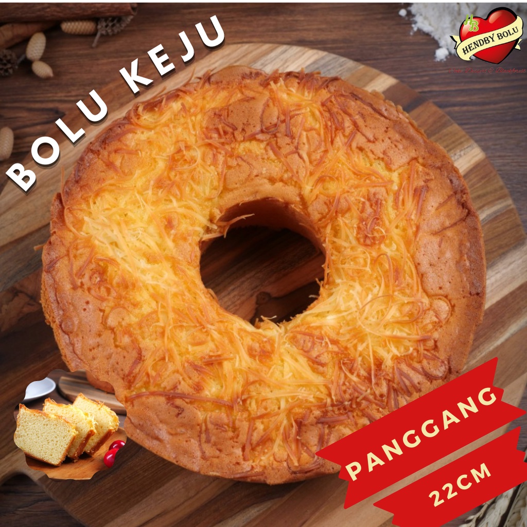 

Kue Bolu Susu Keju Panggang / Chiffon Cake / Size 22cm / Bolu Keju / Chiffon Cheese Cake / Sifon