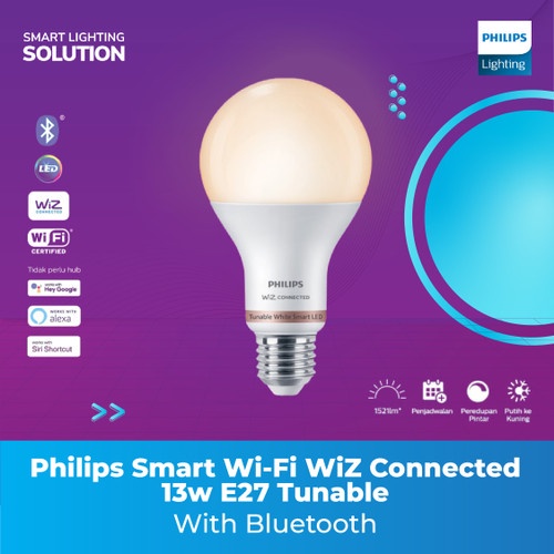 PHILIPS LED Bulb Smart Wifi 8W RGB 8W &amp; 13W Tunable White