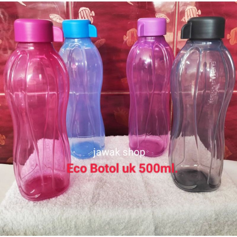 ECO TUPPERWARE BOTOL MINUM 500ml (set isi4) D316