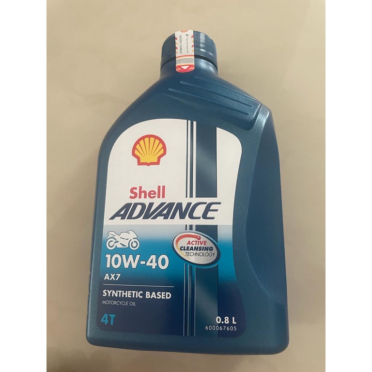 oli shell advance ax7 10w40 0,8liter ORIGINAL 100PERSEN