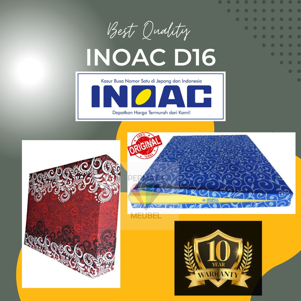 KASUR BUSA INOAC EON16 UKURAN 160X200X20 GARANSI 10 TAHUN ( KHUSUS LUAR SEMARANG )