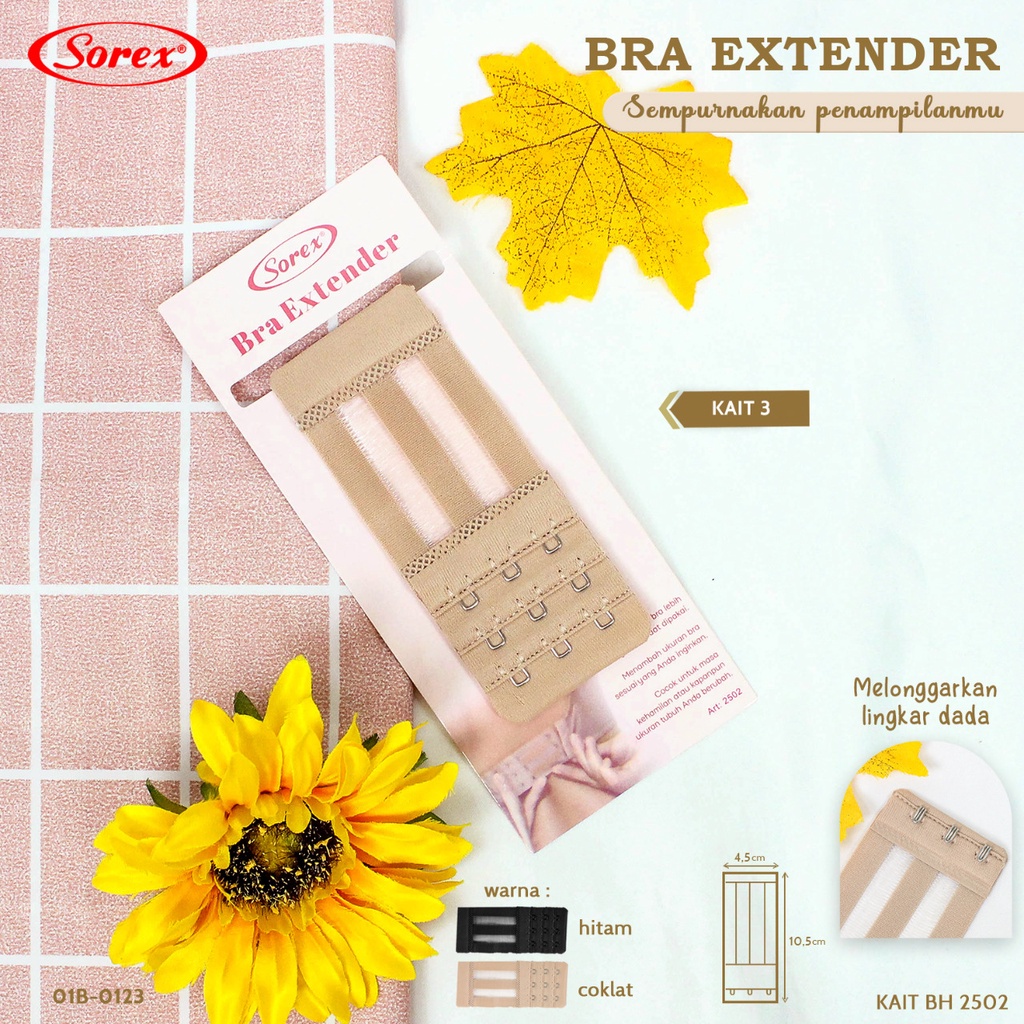 BRA bh extension 2501 2502 2503 Tambahan kait Sorex