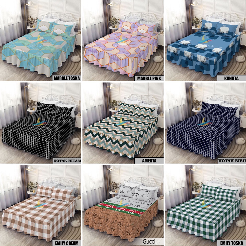 SPREI RUMBAI 180x200 NO 1 KING SIZE
