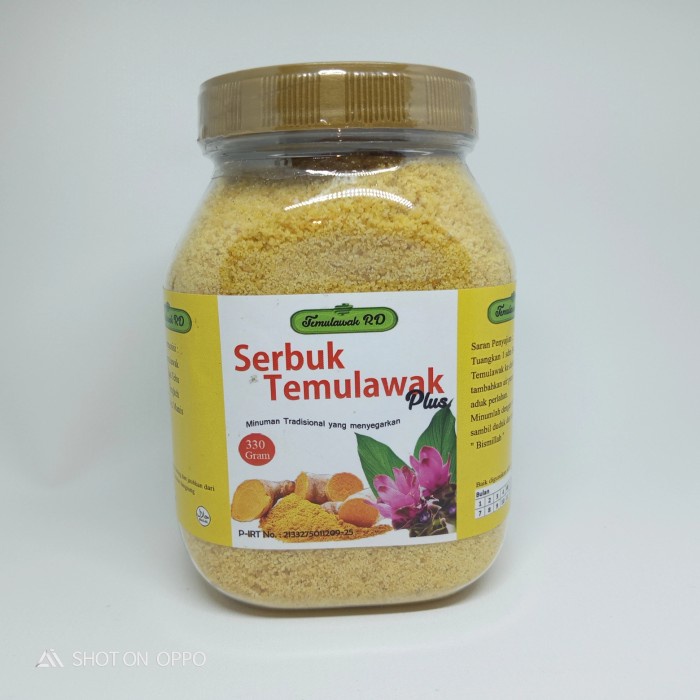 

Terlaris ✨ - Serbuk Temulawak RD 330 gram | Minuman tradisional | Nafsu Makan 2.1.23