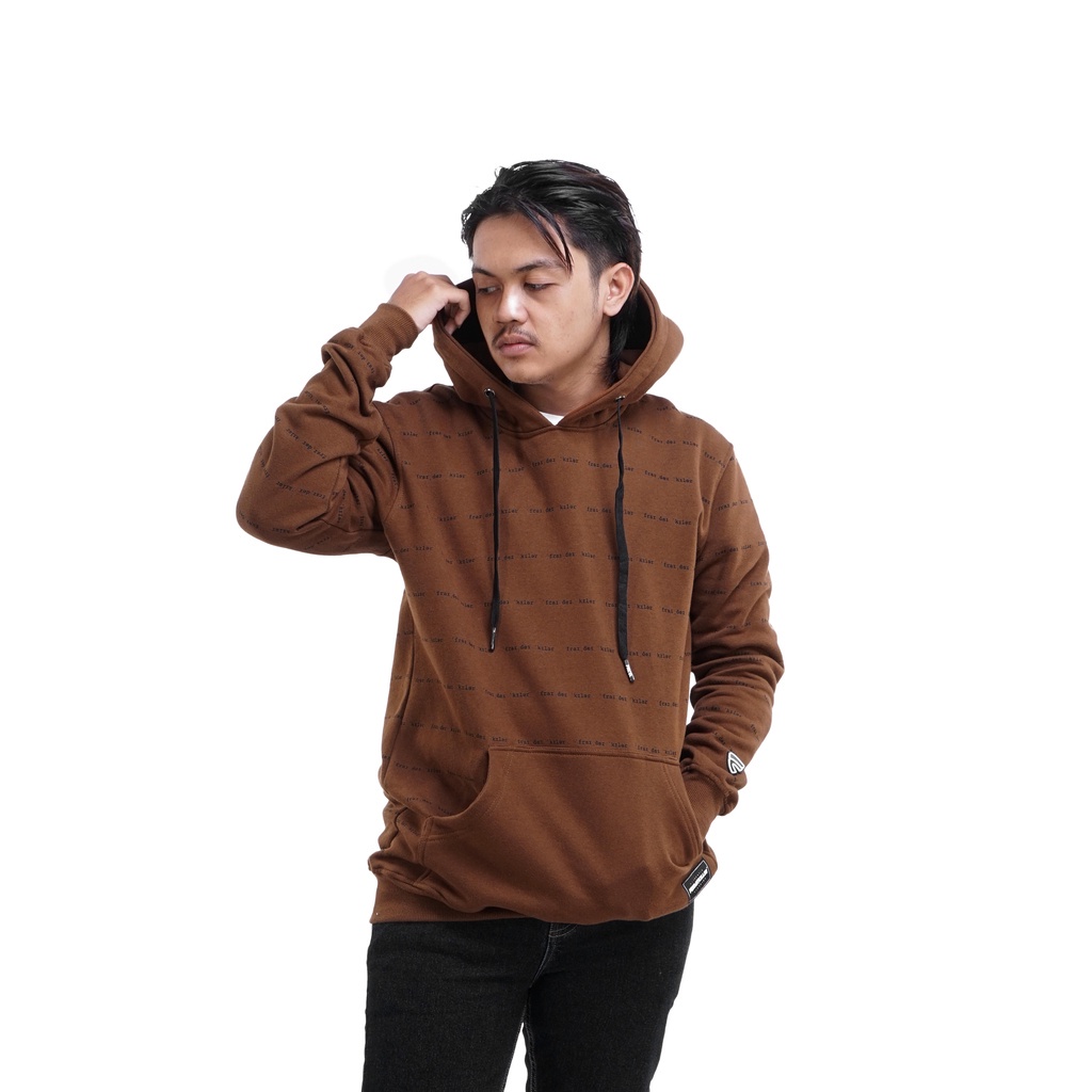 JAKET HOODIE FRIDAY KILLER | SPELLING MOCCA HOODIE