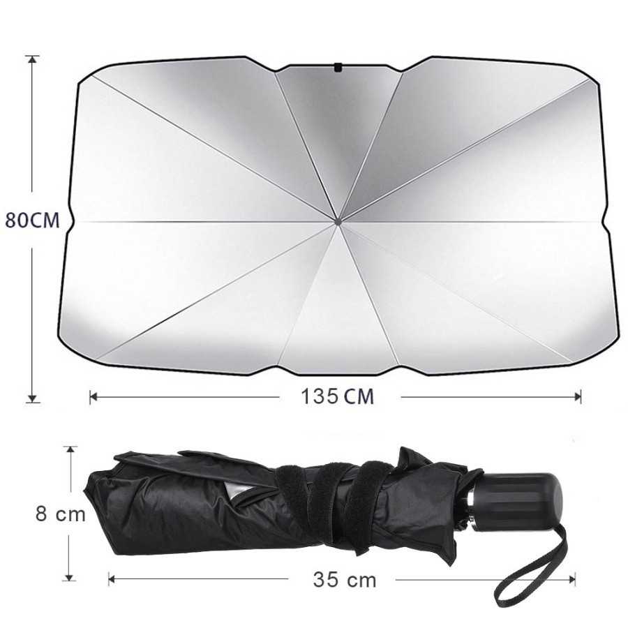 Payung Mobil Anti Panas - Sunshade Mobil Melindungi Pelindung Panas Uv - Kenji Shop