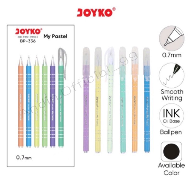 

Bulpen Hitam Pena Joyko BP-336 My Paste ( 1 Pcs)