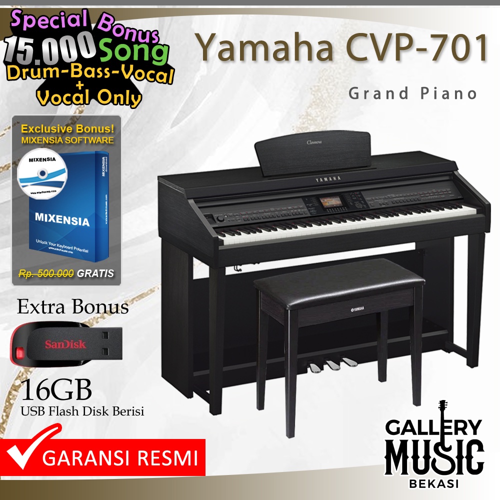 Yamaha Clavinova CVP 701 Digital Piano / CVP701 / CVP 701B / CVP701 B
