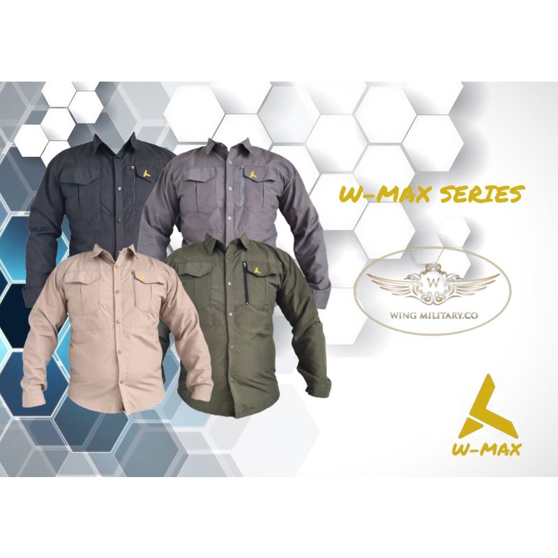 KEMEJA PANJANG TACTICAL W-MAX