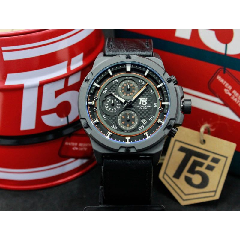 [ COD ] JAM TANGAN PRIA T5 H3478 ORIGINAL FREE BOX