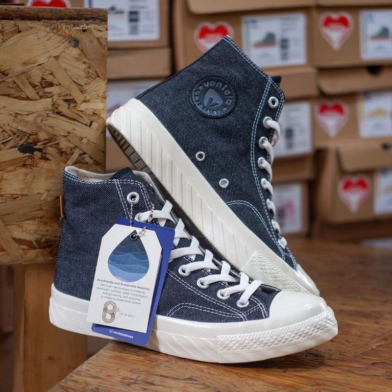 VENTELA BTS 80 HIGH DENIM BLACK