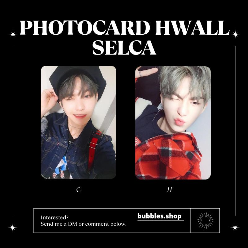 PHOTOCARD UNOFFICIAL HWALL THE BOYZ SELCA