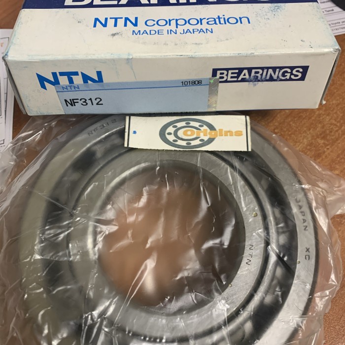 BEARING NF 312 NTN ASLI JAPAN DIMENSI 60 X 130 X 31 NF312