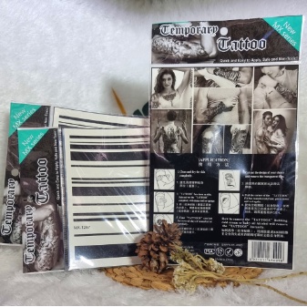 ⛄Comeback❄️ Tato desain garis gelang tribal temporary tattoo tato temporer tahan sampai 3 - 10 hari 
