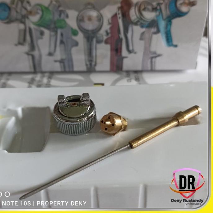 Jual Nozzle dan Jarum Spray Gun Auarita F3 Ukuran 0.8mm dan 1mm