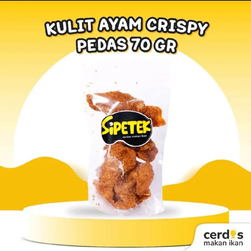 

KULIT AYAM CRISPY SIPETEK 70 G | KULIT AYAM KRISPI | KULIT AYAM KRISPI PEDAS | CEMILAN KULIT AYAM | CEMILAN VIRAL | SNACK VIRAL KULIT AYAM KRISPI | GRATIS ONGKIR