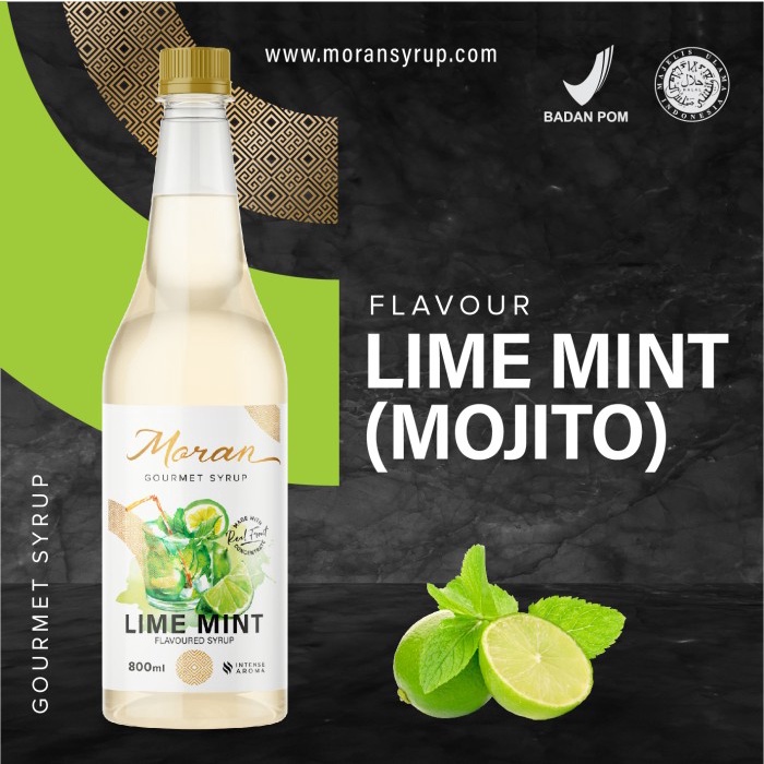 

SYRUP MORAN LIME MINT 800ML