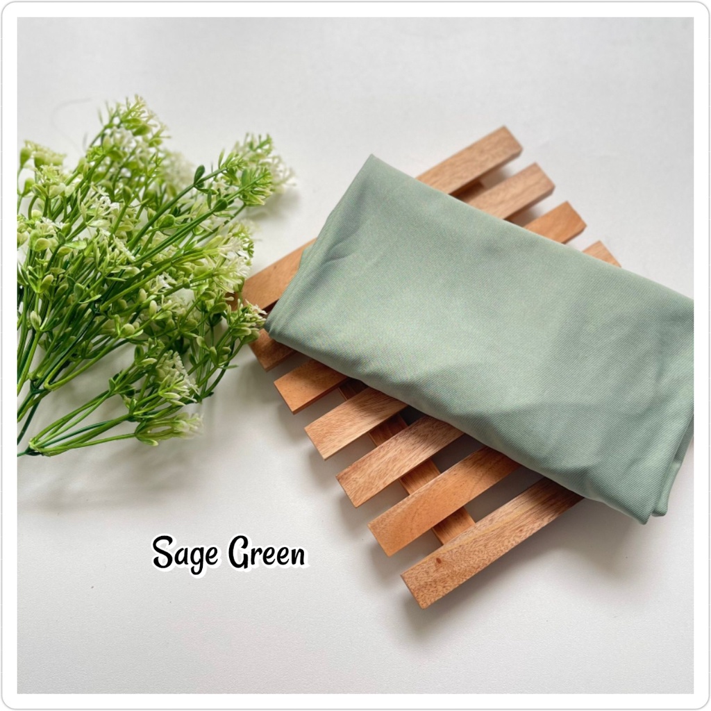 pasmina kaos/ pashmina kaos/ pashmina kaos rayon/ pashmina jersey/ pasmina jersey-sage green