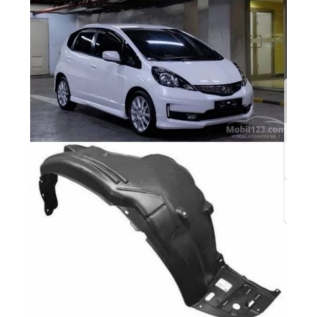 inner liner fender depan honda jazz GE8 jazz 2009-2013 selebor depan plastik jazz pelindung cipratan