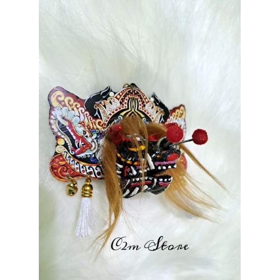 BARONGAN DEVIL PUTIH BISA MANGAP DAN ADA SUNGUTNYA