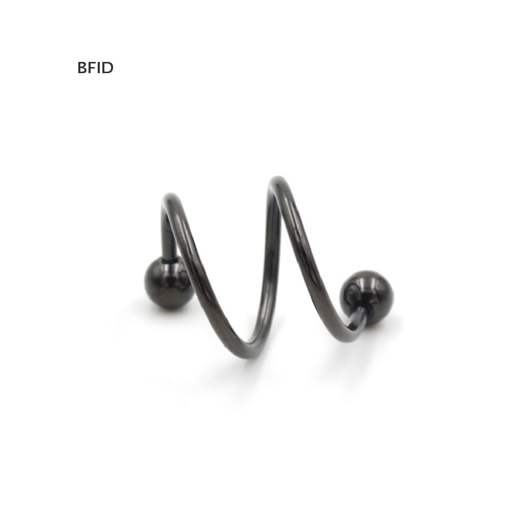 [BFID] Fashion Cincin Hidung Stainless Steel Twist Nose Lip Body Ear Stud Ring [ID]