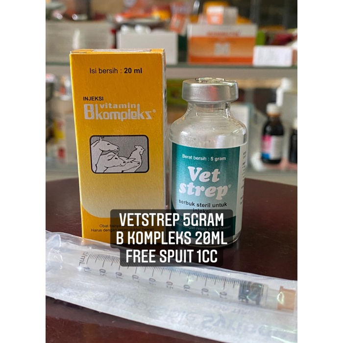 paket vet strep b kompleks injeksi unggas ayam aduan ayam jago ayam bangkok obat antibitoik sapi kam