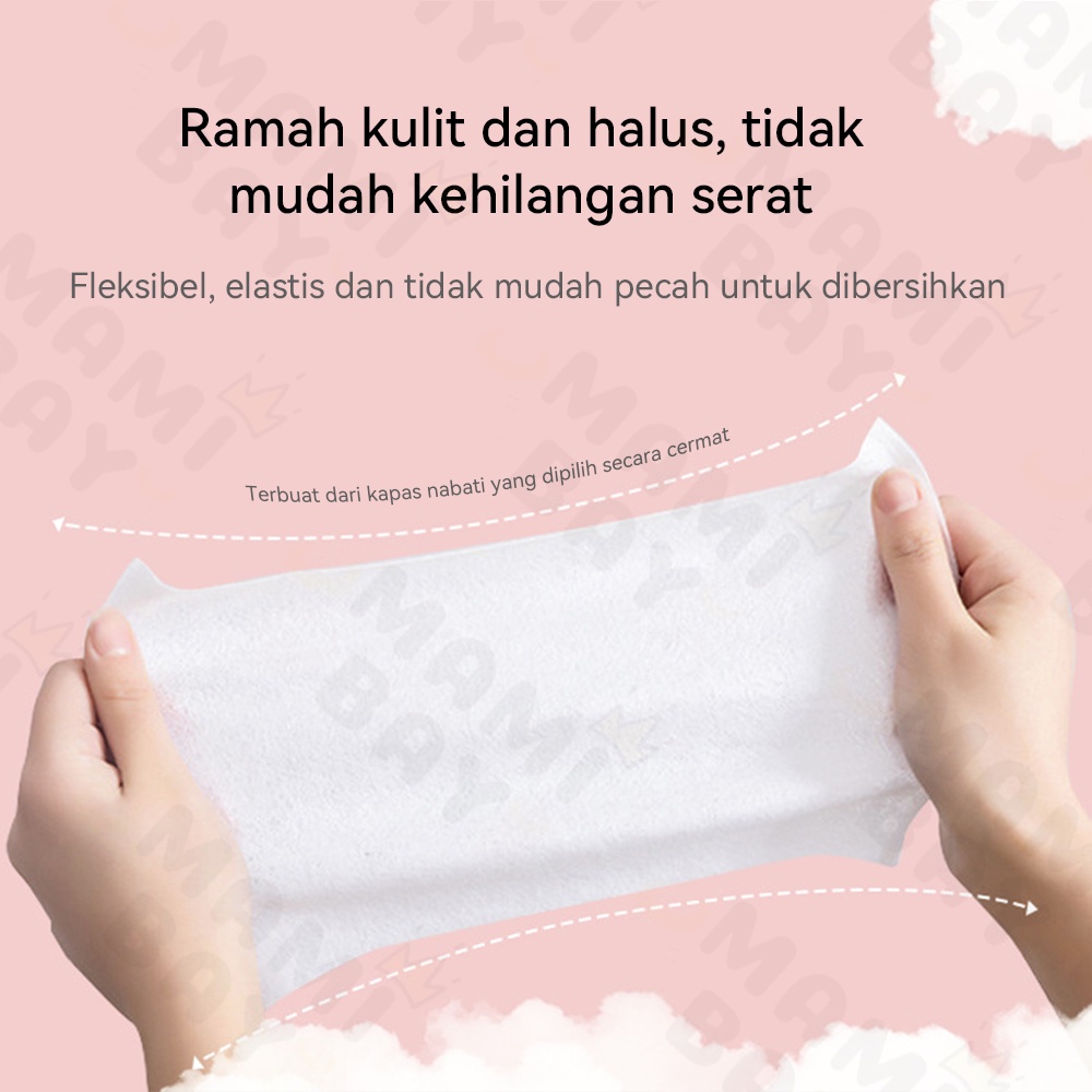 Mamibayi Portable Wet Wipes Tisu Basah Mini Tissue Basah Karakter