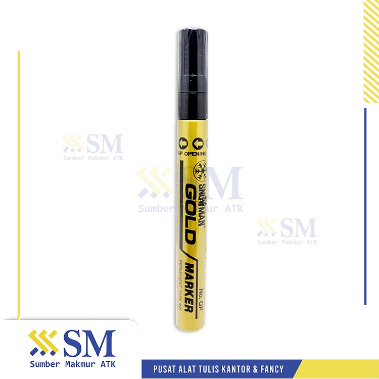 

SPIDOL / MARKER SNOWMAN GP-12 PERMANEN GOLD