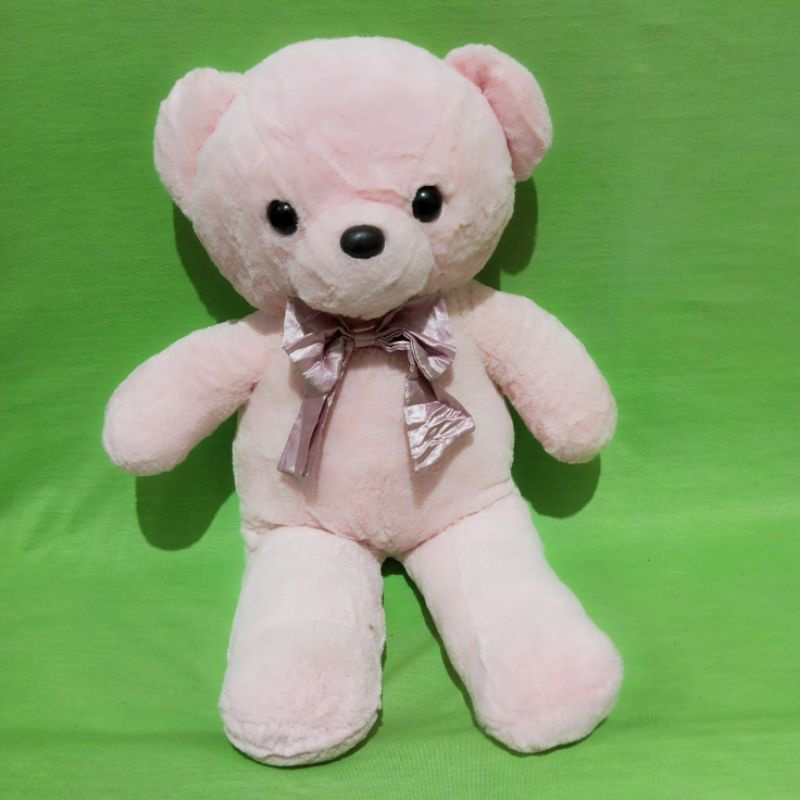 Boneka Tedi Pink Miniso Life