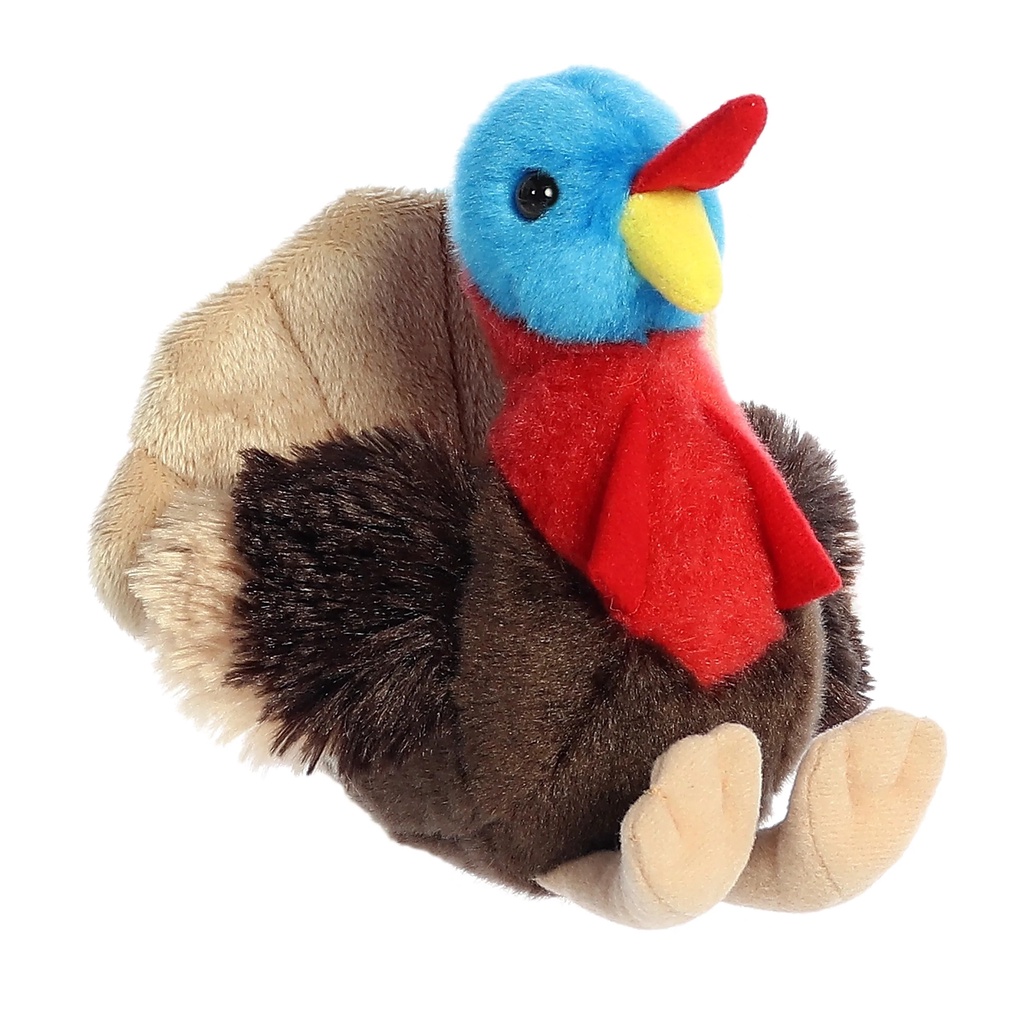 pabrik branded aurora world mini flopsie thomas turkey stuffed animal Plush kalkun merak ayam beruan