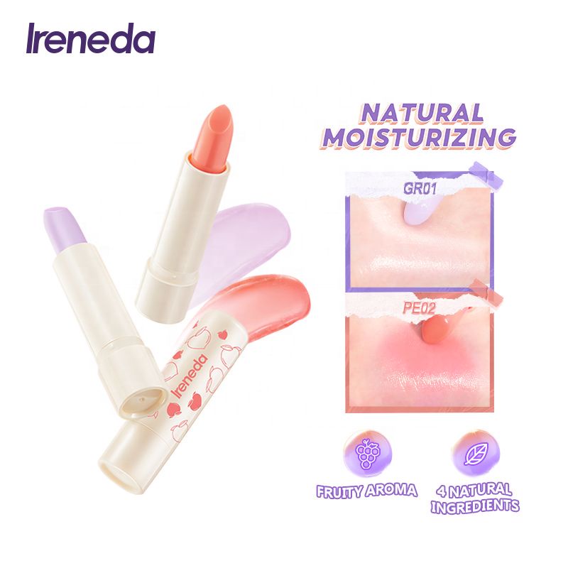 IRENEDA KISS Lip Balm Pelembab Bibir Sheer Colour Fruity IR-L01 [Emperor]