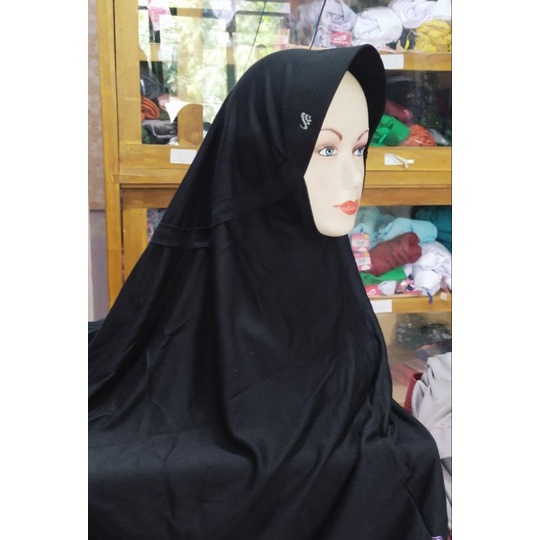 Kerudung Sekolah instant Rabbani ori model LX/tali umpat ukuran L