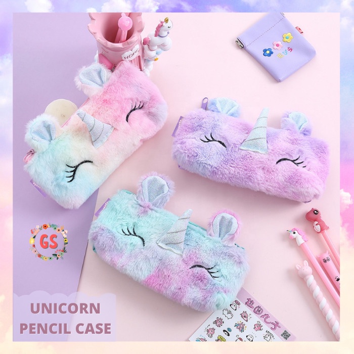 

KOTAK PENSIL UNICORN SEQUIN BULU / UNICORN PENCIL CASE - 415