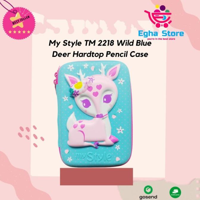 

TEMPAT PENSIL MY STYLE TM 2218 WILD BLUE DEER HARDTOP PENCIL CASE UH654OIK