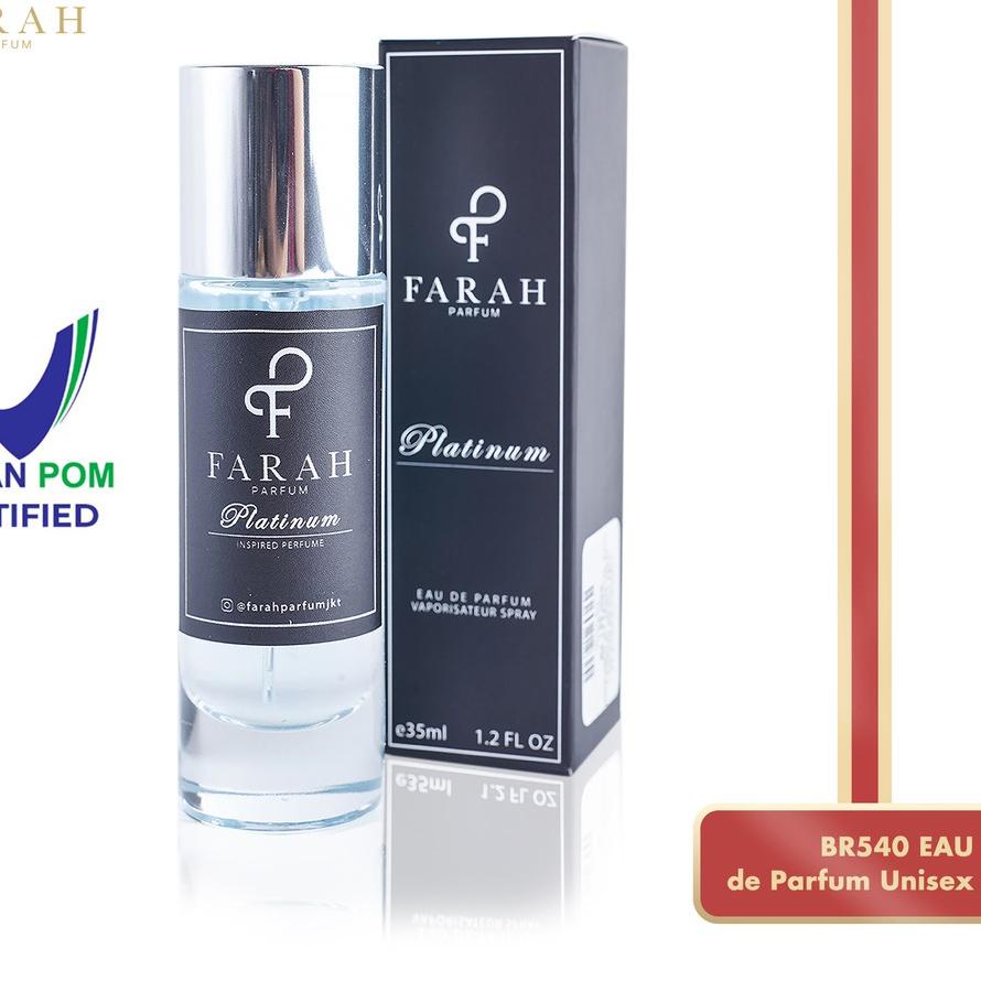 Sale[HJ]-Farah Parfum BR540 Eau De Parfum Unisex - Platinum - Parfum Wanita & Pria