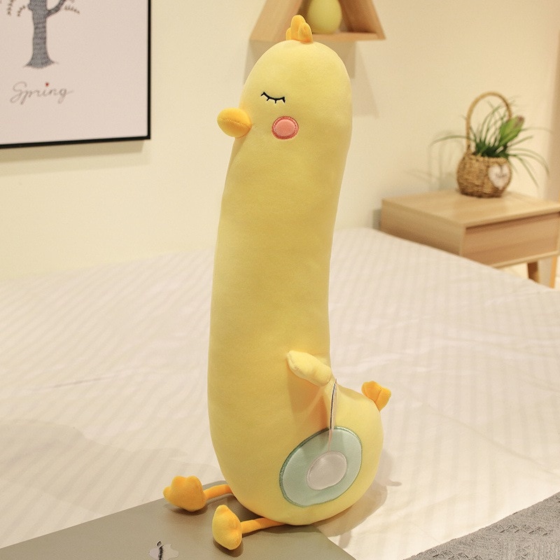 Boneka Guling Karakter Ayam Lucu Dan Imut Ukuran 70 cm