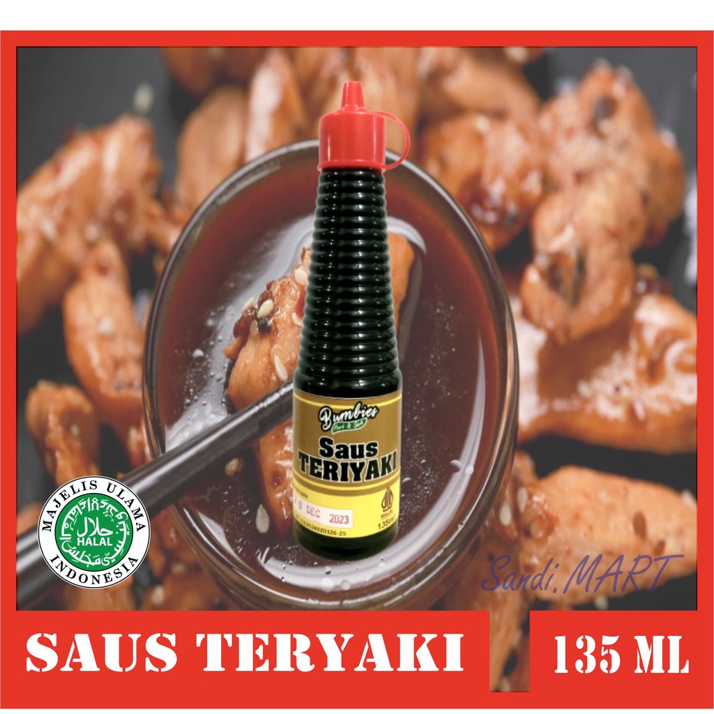 

Saos Teriyaki Bumbies Condiment 135ml Halal | Saos Teriyaki | Teriyaki Sauce