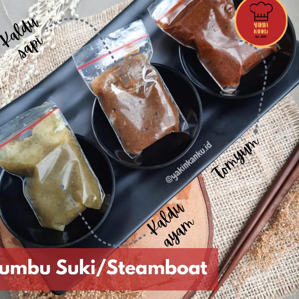 

kodel2L6x Bumbu Suki Steamboat / Bumbu Kaldu ( Kaldu ayam,Kaldu sapi,Tomyum )