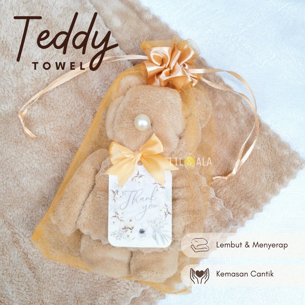 [TEDDY] Souvenir Handuk Kecil Lembut Aqiqah Tasyakuran Kehamilan 4 7 Bulanan Newborn Hampers Manyue