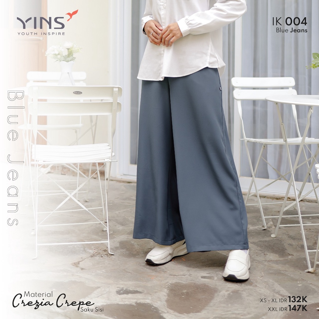 Inspire Kulot IK 04 Bahan Cresia Crepe Bawahan Wanita Muslimah Kulot Kekinian by Inspire bisa COD