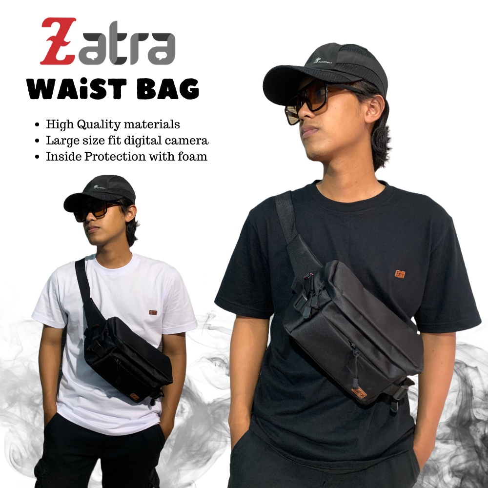 TAS SELEMPANG BAHU TAS PINGGANG PRIA WAISTBAG ZATRA