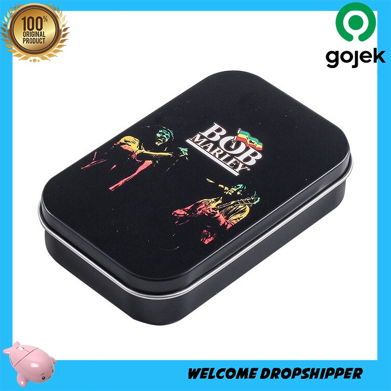 Ophone Kotak Bungkus Elegan Metal Model Bob Marley TS04