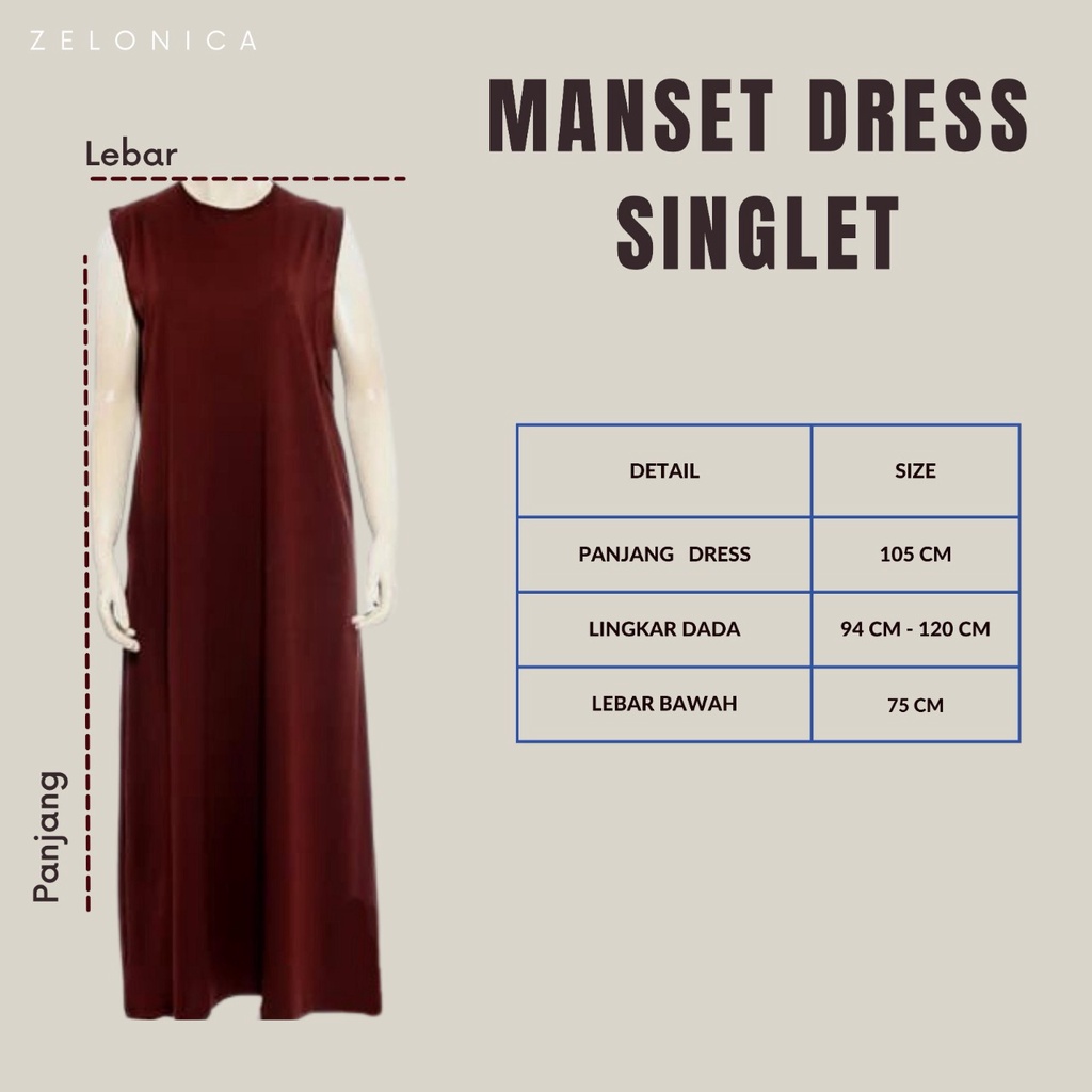 Zelonica Manset Dress singlet