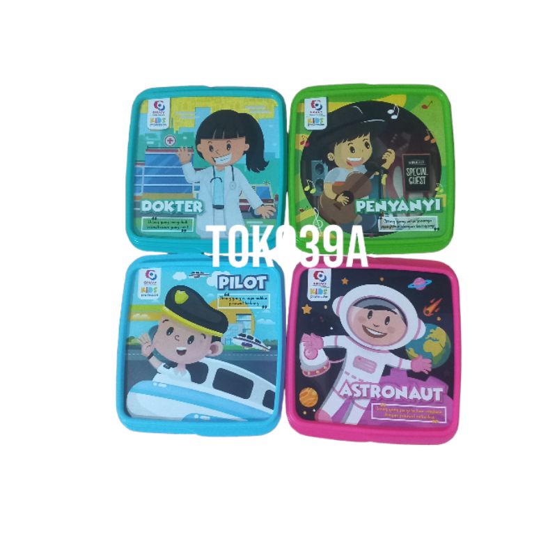 Grosir 1 Lusin (12 pc) Tempat Makan Sekat Profesi EMOTICON Biggy