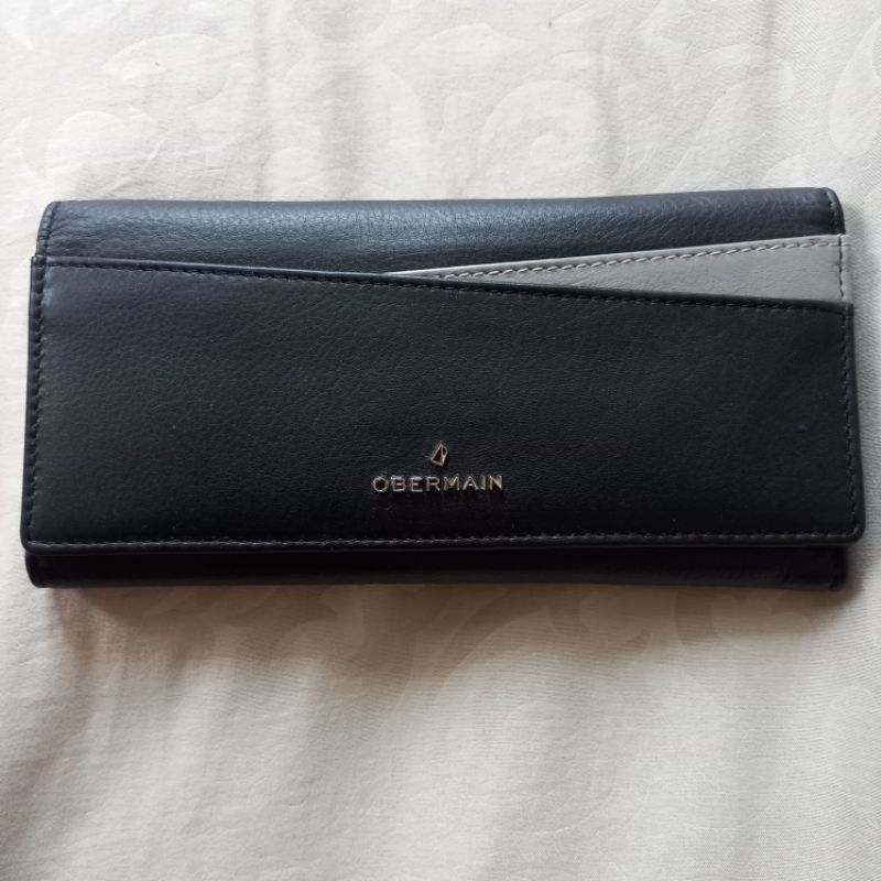 Dompet Obermain Hitam model Panjang