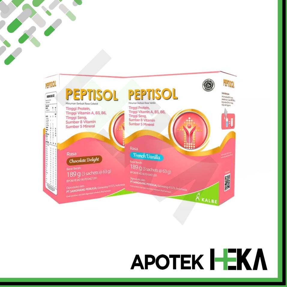 

♨ Peptisol Vanila/Coklat 189 gram - Tinggi Protein Rendah Residu ✴